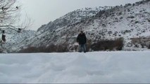 Aras Nehri Buzla Kaplandı