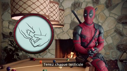 Deadpool sensibilise au cancer des testicules