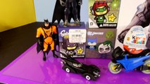 Batman Arkham Asylum Armored Statue Unboxing   DC Comics Toys Surprise Packs   Kinder Surprise Egg