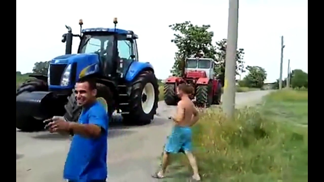 Русские трактора против Американских и Европейских