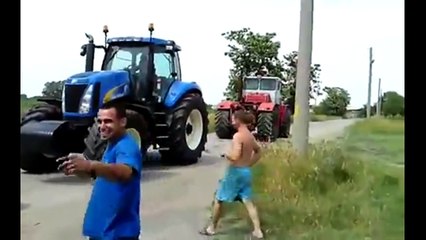 Русские трактора против Американских и Европейских