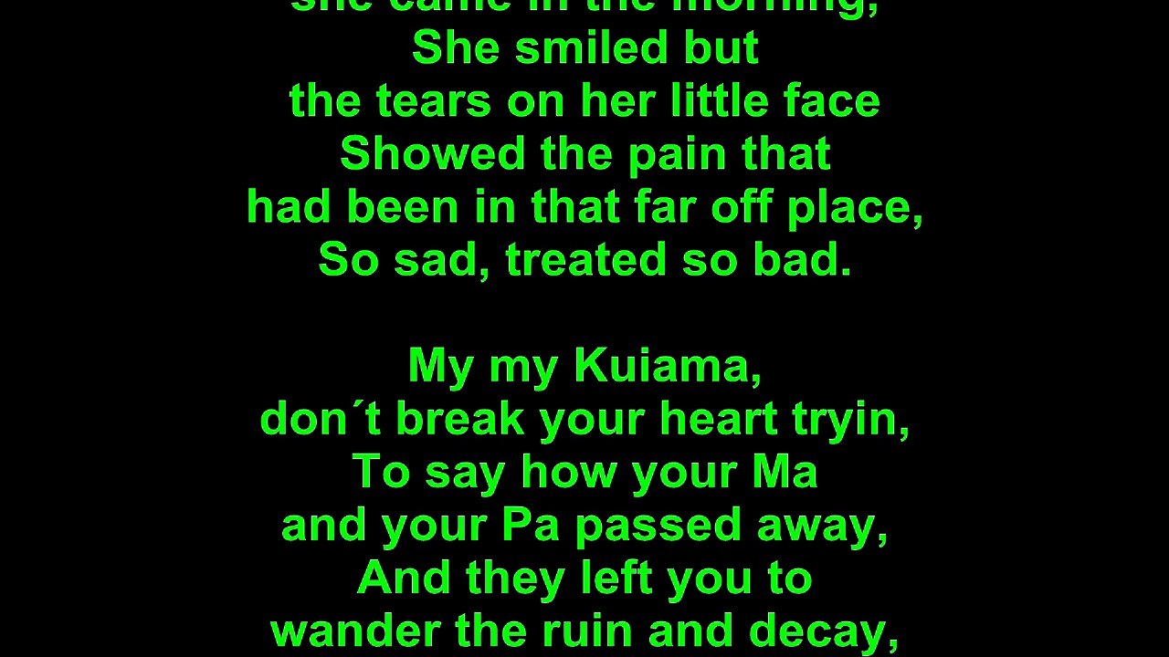 Electric Light Orchestra – Kuiama Lyrics