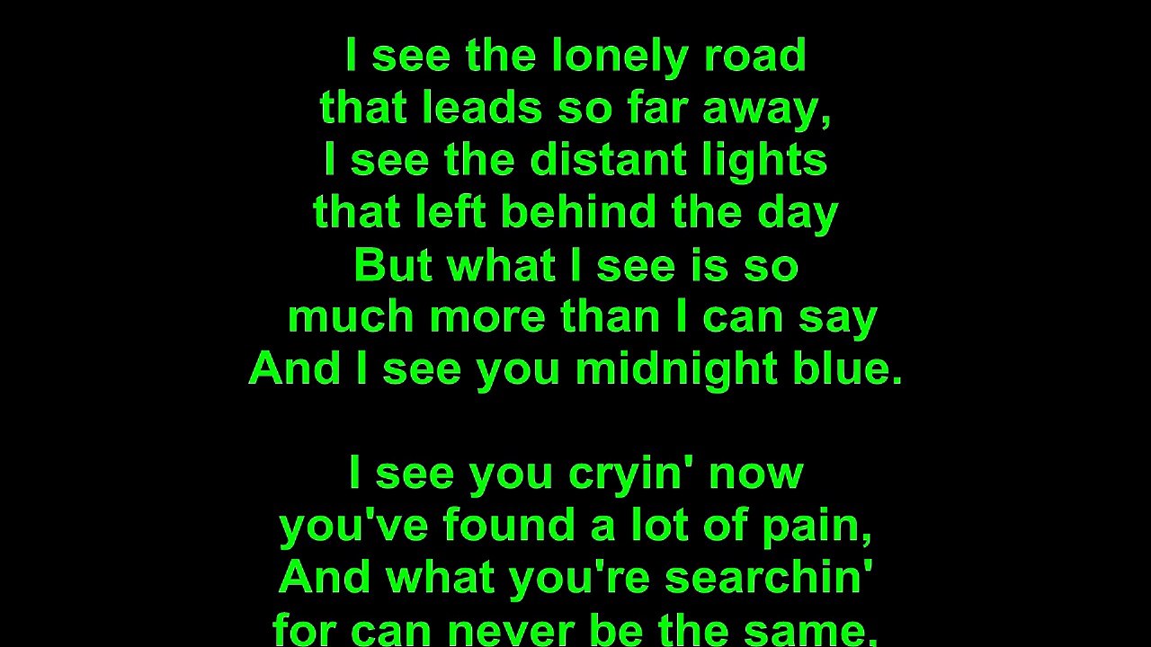 Electric Light Orchestra – Midnight Blue Lyrics