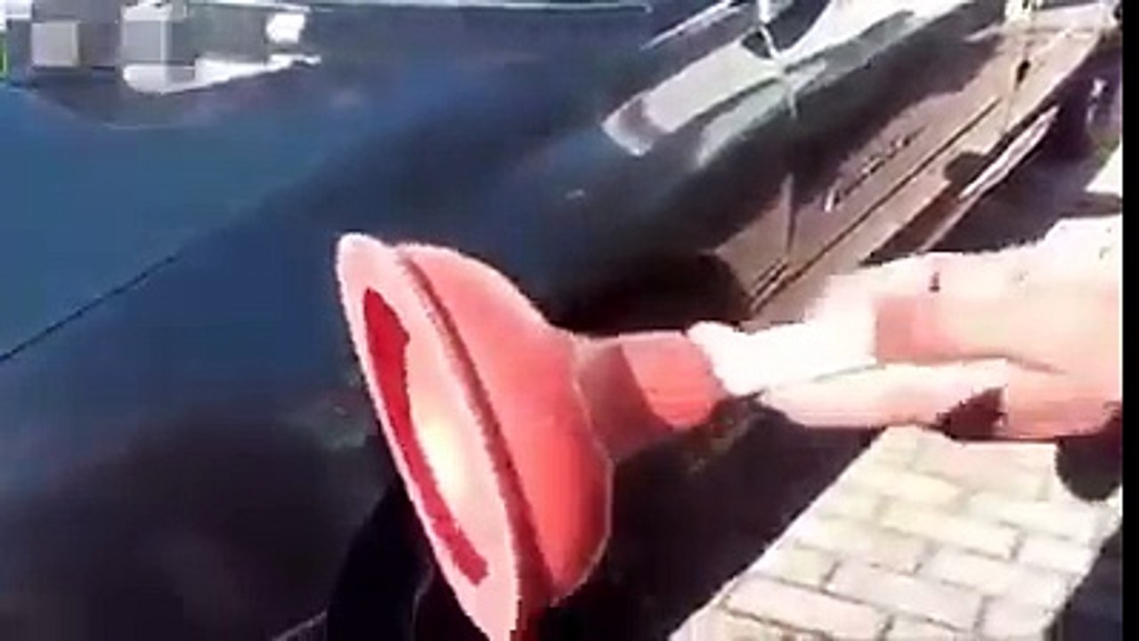 car race video/ care dent in home