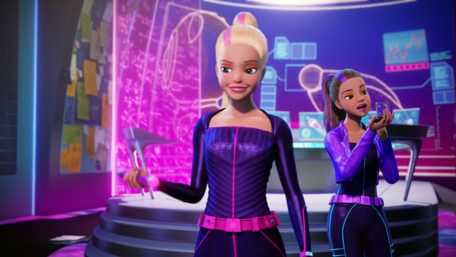 Barbie Titkos ügynökök bakik _ Spy Squad _ Barbie - video Dailymotion