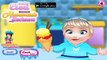 Baby Elsa Cooking Homemade Ice Cream -Frozen Games To Play- totalkidsonline