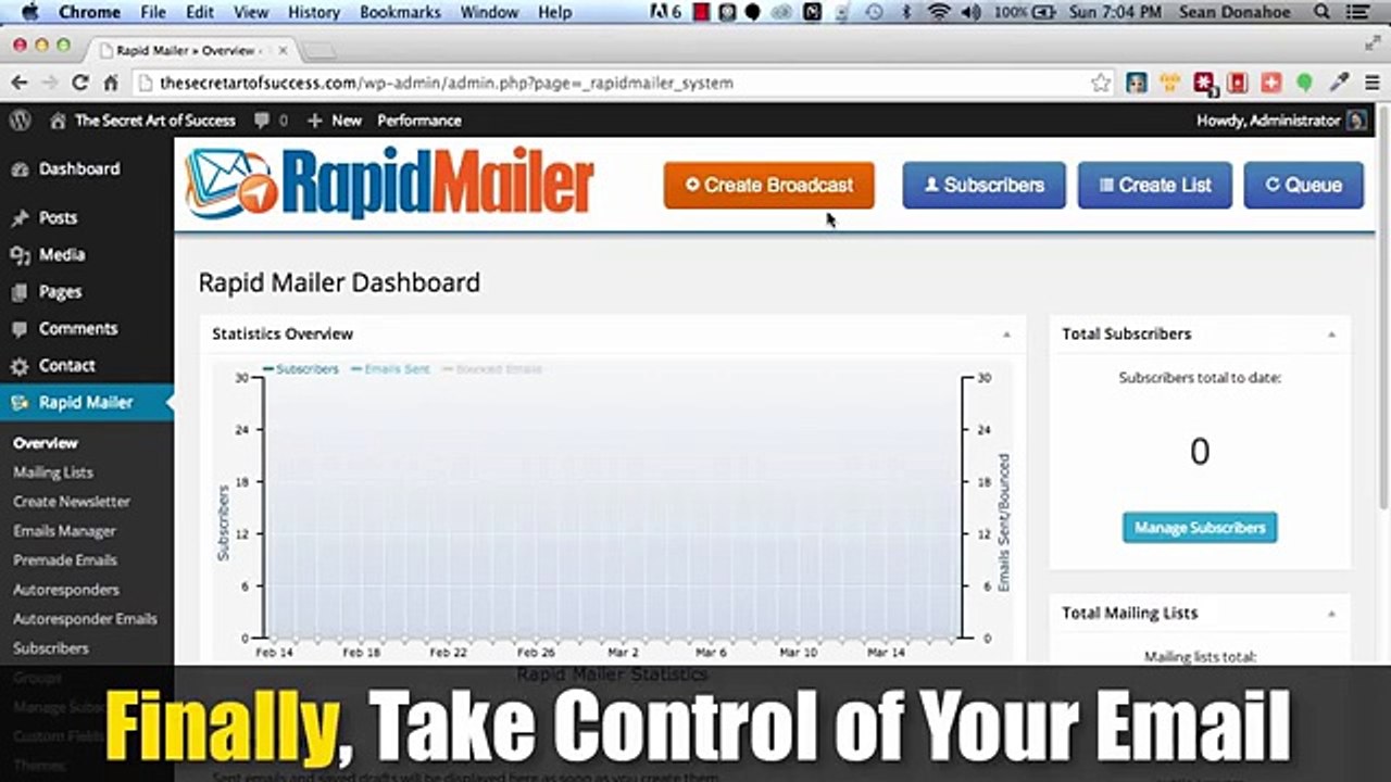 Rapid Mailer Demo and Review