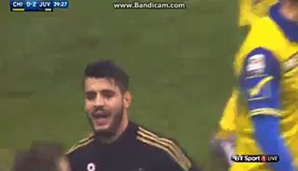 Álvaro Morata Super Goal Chievo 0-2 Juventus Serie A