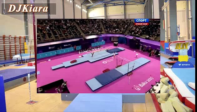 Jessica Diacci (SUI) - Бревно. Европейские игры-2015 Баку. Спортивная гимнастика. Команды. Финалы