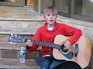 The Star of Stratford, Canada- Justin Bieber (before he was famous)