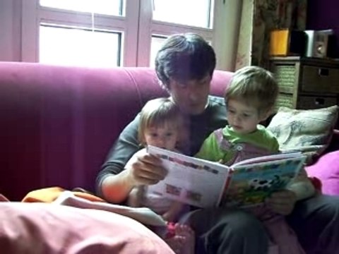 séance lecture avec Papa