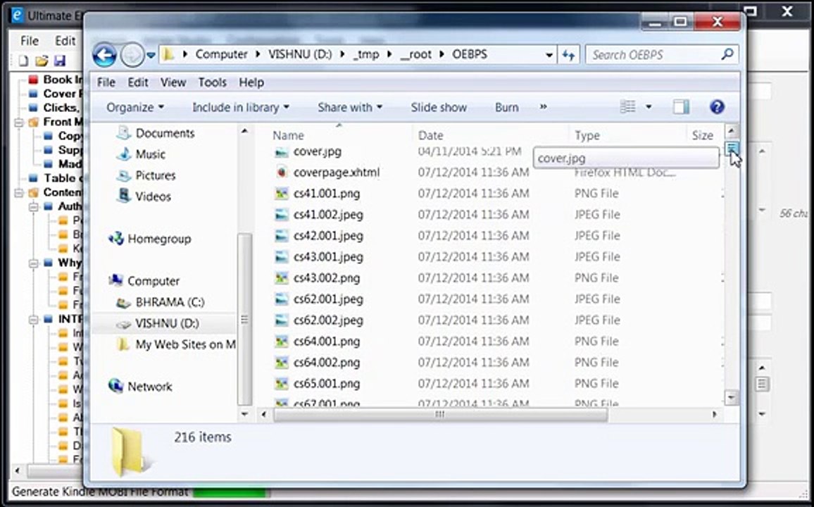 Ultimate eBook Creator - Manually Modify EPUB files