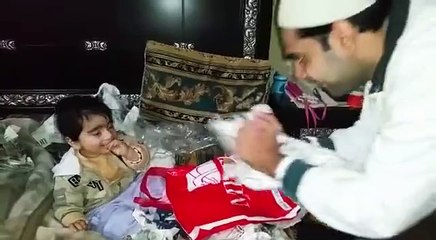 kid with him playing game