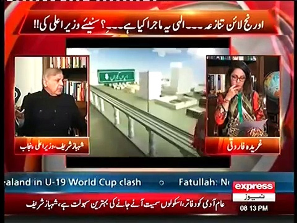 Exclusive interview of Shehbaz Sharif with Gharida Farooqi