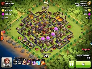 clash of clans attack dragon 5