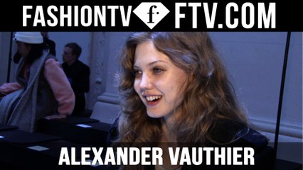 Alexander Vauthier SS16 Arrivals at Paris Haute Couture Week | FTV.com