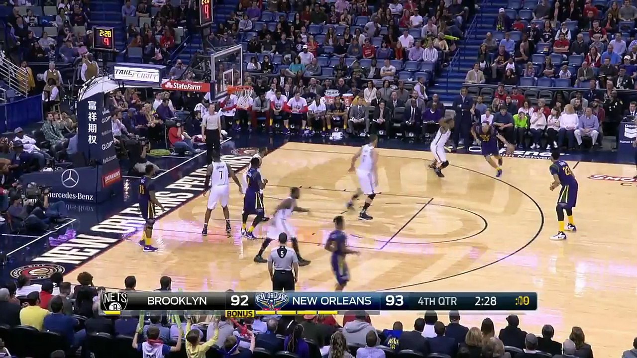 Brooklyn Nets - New Orleans Pelicans  30 Jan 16   Highlights