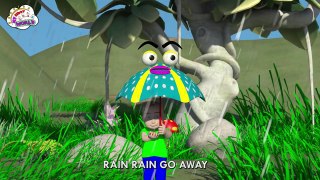 Rain, Rain, Go Away Nursery Rhyme With Lyrics - Cartoon Animation Rhymes & Songs for Child