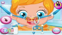 ღ Baby Lizzie Nose Doctor Movie - Baby Game for Kids # Watch Play Disney Games On YT Channel