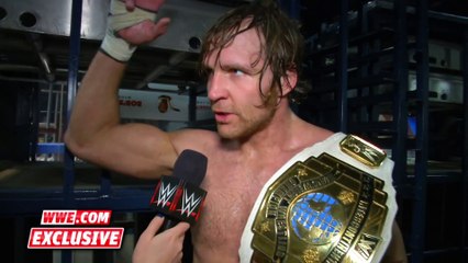 New Intercontinental Champion Dean Ambrose pays homage to past champs Dec