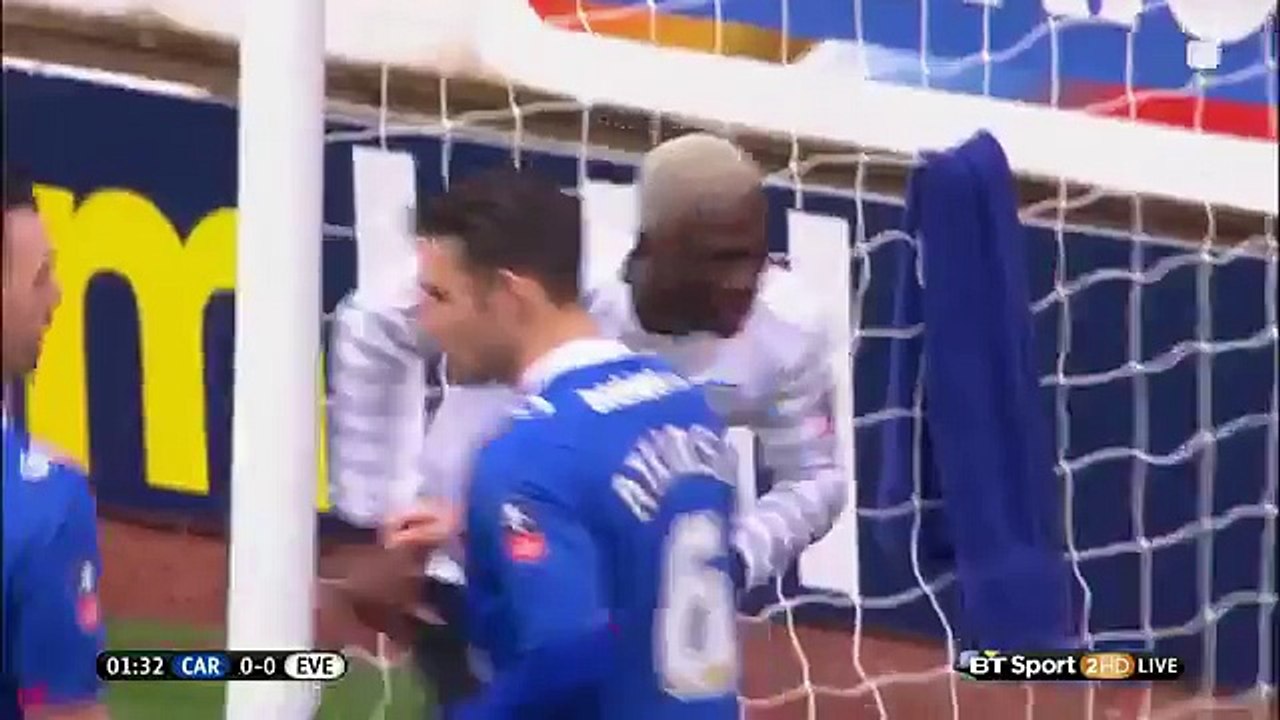 Arouna Kone goal ~ Carlisle vs Everton 0-1