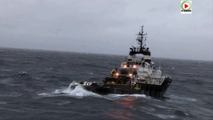 Le cargo en detresse "Modern Express" - Bretagne Télé
