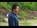 Imran Khan enjoying cricket with his sons.