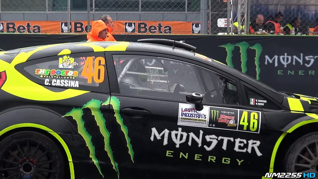 Valentino Rossi Vs. Robert Kubica - 2014 Monza Rally Master Show