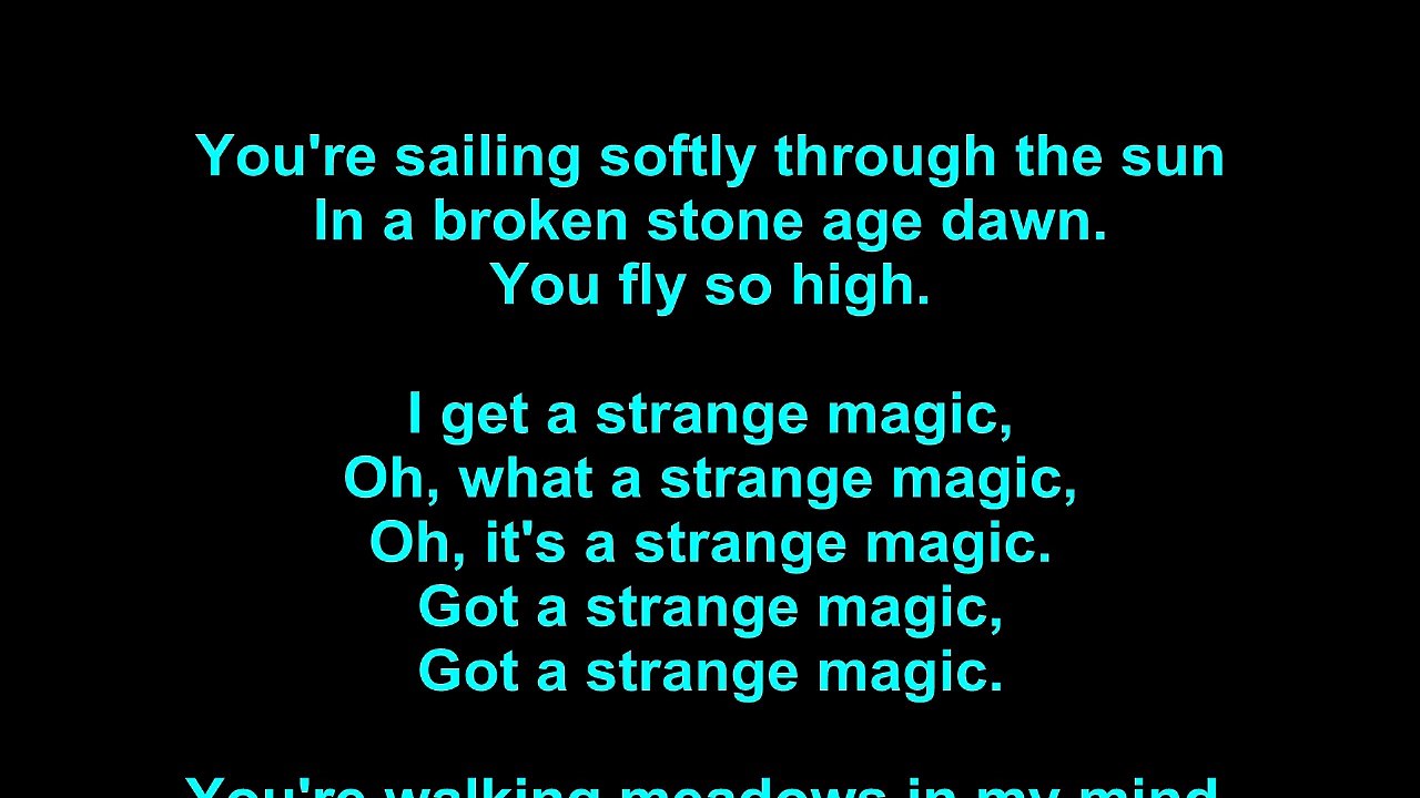 Electric Light Orchestra – Strange Magic Lyrics