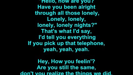 Electric Light Orchestra – Telephone Line Lyrics
