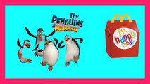 Penguins madagasccar jouets surprise de l'happy meal de macdonalds Mac Donald's Happy meal penguins of madagascar toys pingüinos Pingouins Pingwiny