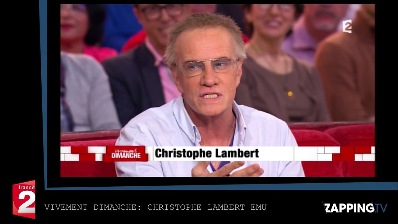 Vivement Dimanche : Christophe Lambert ému et touché par ses retrouvailles avec Michel Bouquet (vidéo)