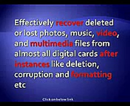 Card Recovery Pro - Memory Stick, Memory Stick Pro, Duo, Pro