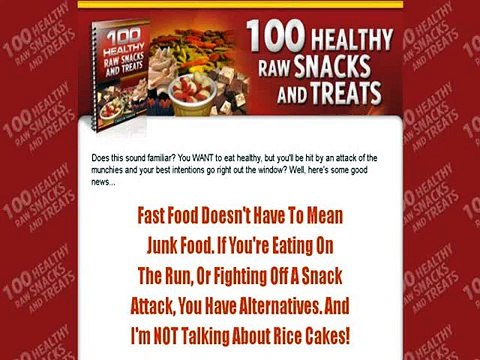 100 Healthy Raw Snacks And Treats