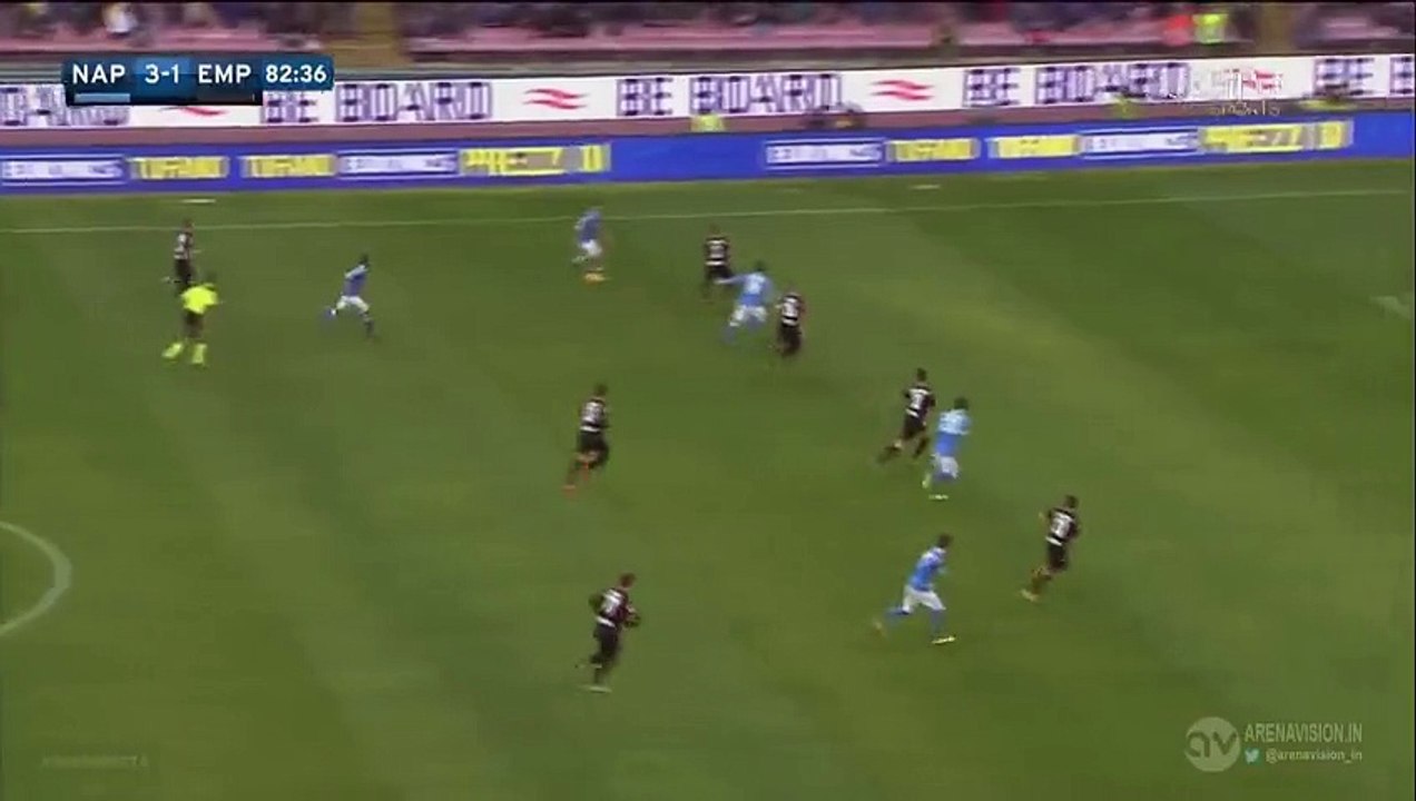 José Callejon goal HD - Napoli 4-1 Empoli  31-01-2016