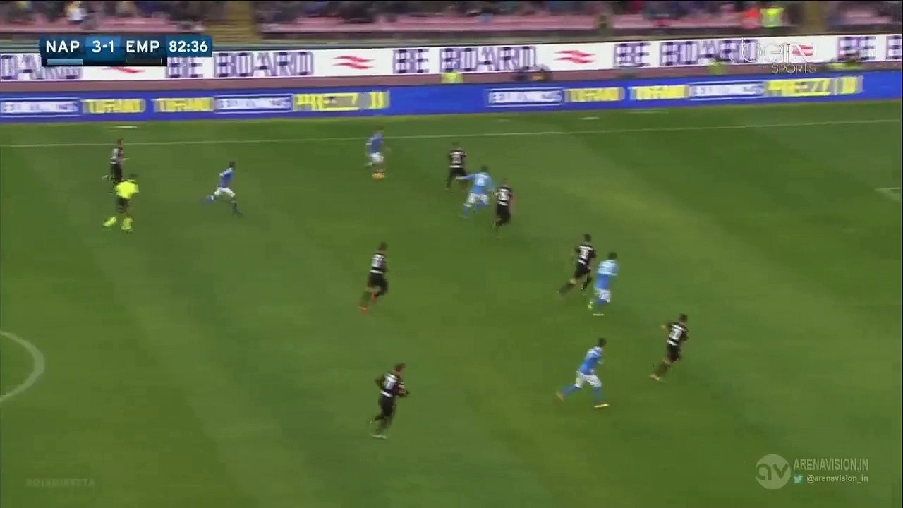 José Callejon - Napoli 4-1 Empoli - 31-01-2016 HD