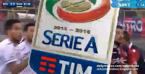 Mattia Destro Penalty-Kick - Bologna 3-2  Sampdoria 31.01.2016 HD