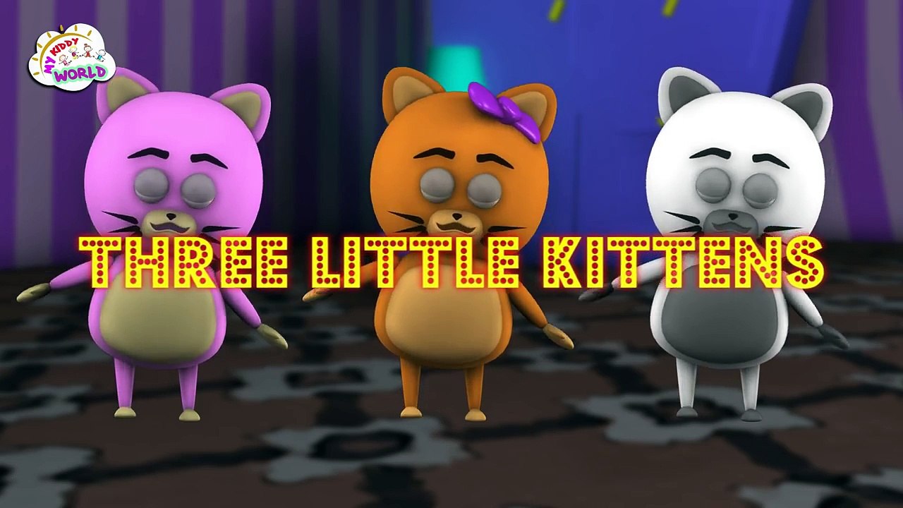 Three Little Kittens | 3D Nursery Rhyme For Children | 3D Animation - HD Version from Litt