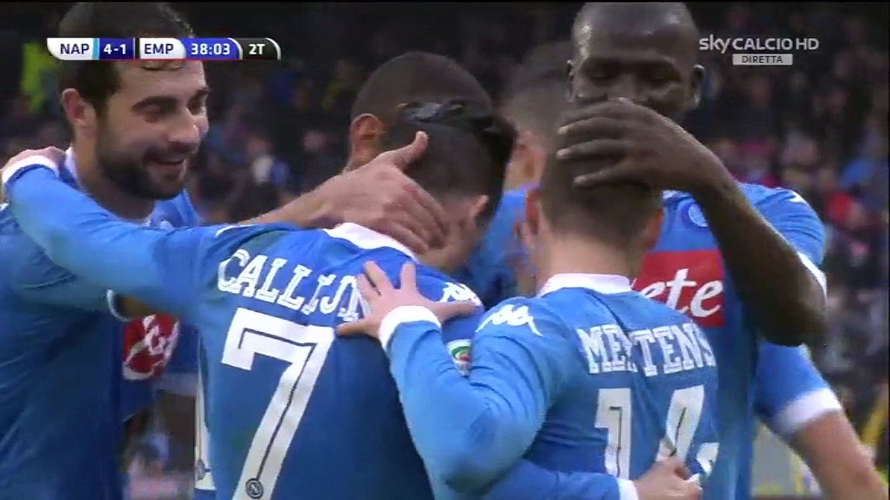 José María Callejón Goal HD - Napoli 4-1 Empoli - 31-01-2016