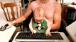 VERY CUTE AND FUNNY! Baby touch typing