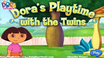 Doras Playtime with the Twins Online Video Game - Dora la Exploradora Juego - Baby Girl Games