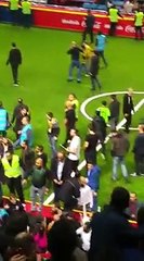 4 Büyükler Salon Turnuvasında Fenerbahçe ve Galatasaray Maçında Çıkan Kavga