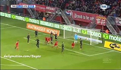Uvini Bruno Goal HD - Twente 1-0 Utrecht - 31-01-2016 Eredivisie