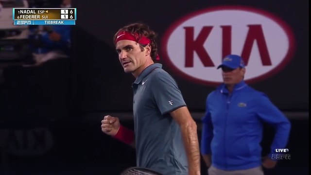 Nadal VS Federer - Australian Open 2014 - Semi-Final - Full Match HD_83