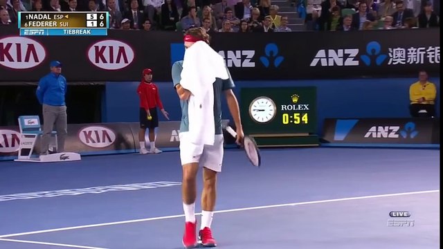 Nadal VS Federer - Australian Open 2014 - Semi-Final - Full Match HD_88