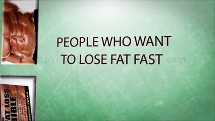 Aggressive Fat Loss Bible Review.