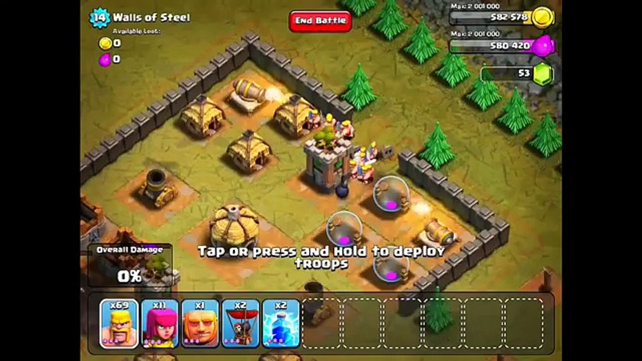 Clash of Clans Level 25 - Walls of Steel