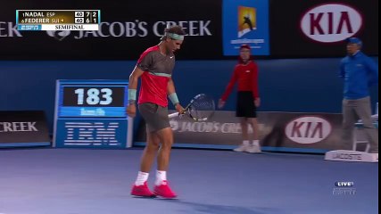 Nadal VS Federer - Australian Open 2014 - Semi-Final - Full Match HD_136