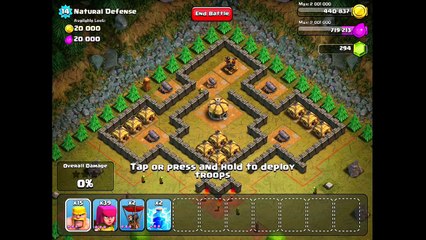 Clash of Clans Level 30 - Natural Defense