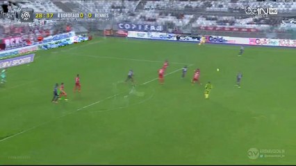 1-0 Cheick Diabaté - Bordeaux v. Stade Rennais 31.01.2016 HD